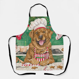 Chesapeake Bay Retriever Backen: Festliches Weihna Schürze