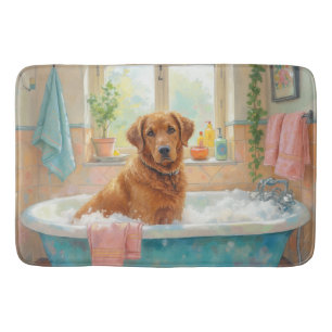 Chesapeake Bay Retriever Badzeit Gemütliches Badez Badematte