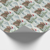 Chesapeake Bay Retriever Christmas Geschenkpapier (Ecke)