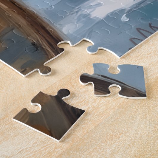 Chesapeake Bay Retriever Christmas Hunting Boat Puzzle (Seite)