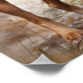 Chesapeake Bay Retriever Dog Art Print Poster (Ecke)