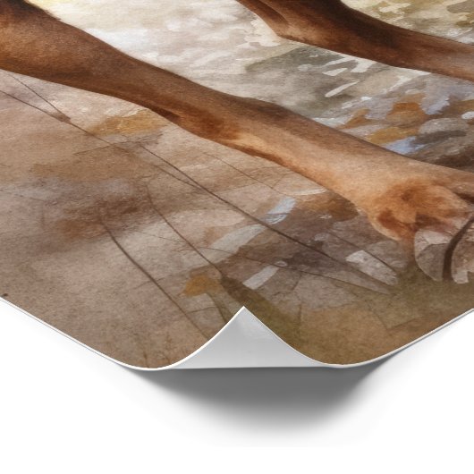 Chesapeake Bay Retriever Dog Art Print Poster (Ecke)