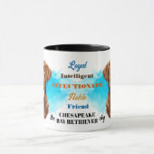 Chesapeake Bay Retriever Dog Loyal Friend Tasse (Zentrum)