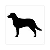 Chesapeake Bay Retriever Hunde Silhouette Gummistempel (Prägung)