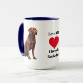 Chesapeake Bay Retriever Liebe MY Chessie Tasse (Vorderseite Links)