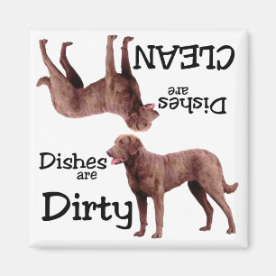 Chesapeake Bay Retriever Liebhaber Geschirrspülma Magnet