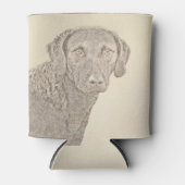Chesapeake Bay Retriever Malerei Original Dog Art Dosenkühler (Vorderseite)