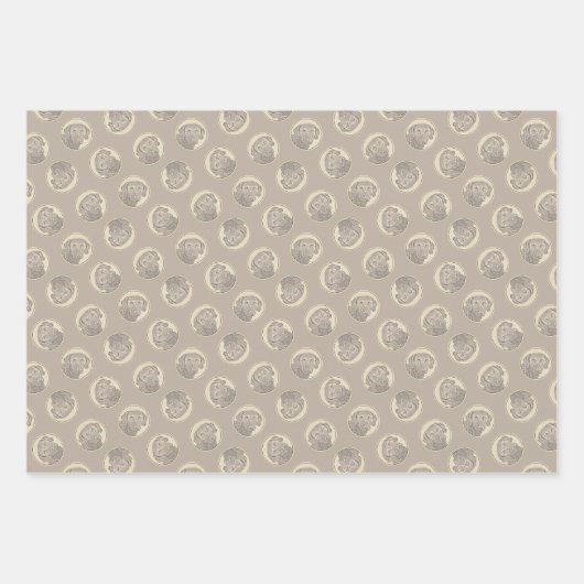 Chesapeake Bay Retriever Malerei Original Dog Art Geschenkpapier Set (Vorderseite 2)