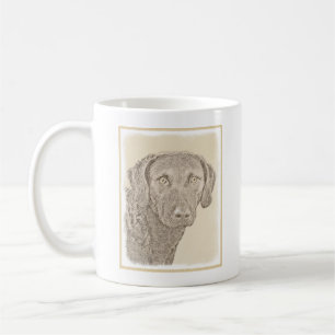 Chesapeake Bay Retriever Malerei Original Dog Art Kaffeetasse