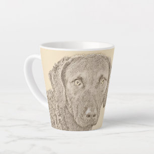Chesapeake Bay Retriever Malerei Original Dog Art Milchtasse