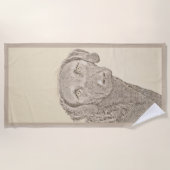 Chesapeake Bay Retriever Malerei Original Dog Art Strandtuch (Vorderseite)