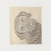 Chesapeake Bay Retriever Malerei Original Dog Art Wandteppich (Vorderseite)