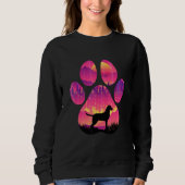 Chesapeake Bay Retriever Paw Mom Dad Dog Women Me Sweatshirt (Vorderseite)