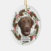 Chesapeake Bay Retriever Personalisierte Haustiere Keramik Ornament (Rechts)