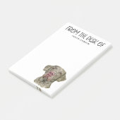 Chesapeake Bay Retriever Post-it Klebezettel (angewinkelt)