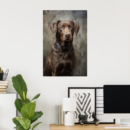 Chesapeake Bay Retriever Poster (Heimbüro)