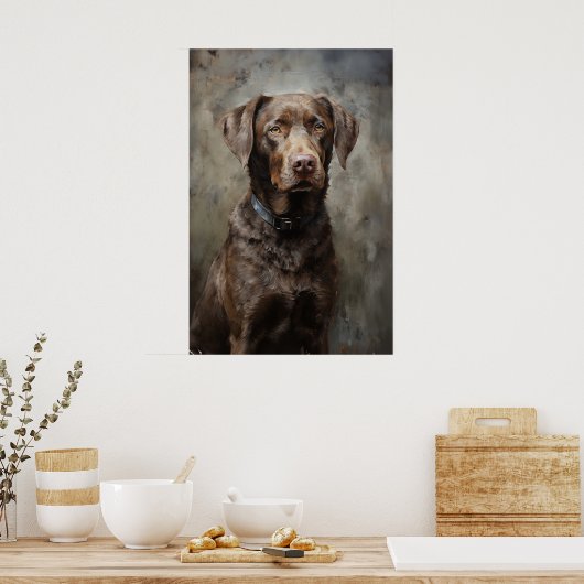Chesapeake Bay Retriever Poster (Küche)