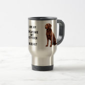 Chesapeake Bay Retriever Reisebecher (VorderseiteRechts)