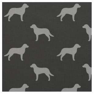 Chesapeake Bay Retriever Silhouetten Chessies Stoff