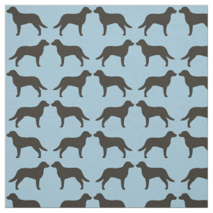 Chesapeake Bay Retriever Silhouetten Chessies Stoff