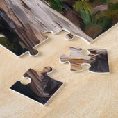Chesapeake Bay Retriever Sumpf Kunst Puzzle (Seite)