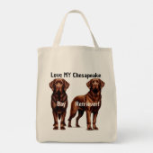 Chesapeake Bay Retriever Tasche (Rückseite)