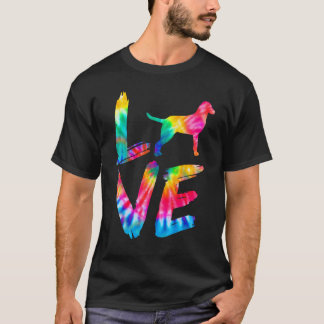 Chesapeake Bay Retriever Tie Dye Liebe Hundemama H T-Shirt