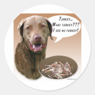 Chesapeake Bay Retriever Türkei Runder Aufkleber