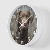 Chesapeake Bay Retriever Uhr (Winkel)