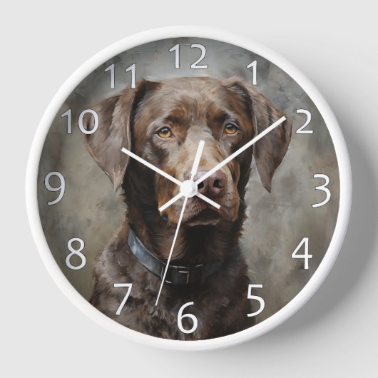 Chesapeake Bay Retriever Uhr (Vorderseite)