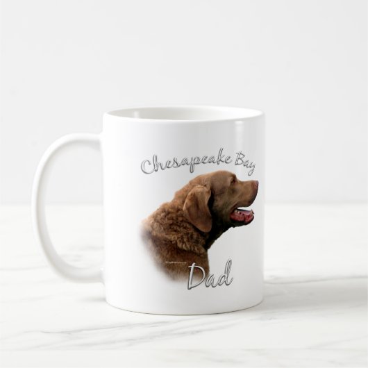 Chesapeake Bay Retriever Vater 2 Kaffeetasse (Links)