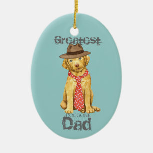 Chesapeake Bay Retriever Vater Keramik Ornament