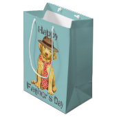 Chesapeake Bay Retriever Vater Mittlere Geschenktüte (Vorderseite Schrägansicht)