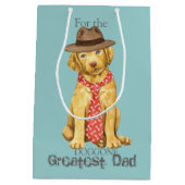 Chesapeake Bay Retriever Vater Mittlere Geschenktüte (Rückseite)