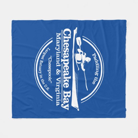 Chesapeake Bay (SK) Fleecedecke (Vorderseite (Horizontal))
