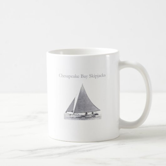 Chesapeake Bay-springende Fische Kaffeetasse (Rechts)