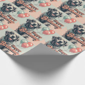 Chesapeake Bay Terrier Dog farbenfroh Geschenkpapier (Ecke)