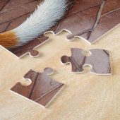 Chesapeake Bay Terrier Fireplace Christmas Lights Puzzle (Seite)