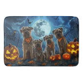 Chesapeake Bay Terrier Halloween Spooky Badematte (Vorderseite)