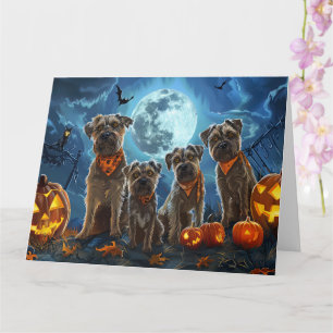 Chesapeake Bay Terrier Halloween Spooky Karte