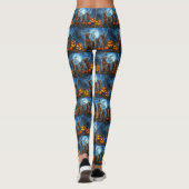 Chesapeake Bay Terrier Halloween Spooky Leggings (Rückseite)