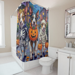 Chesapeake Bay Terrier Hunde Halloween Kostüme Duschvorhang