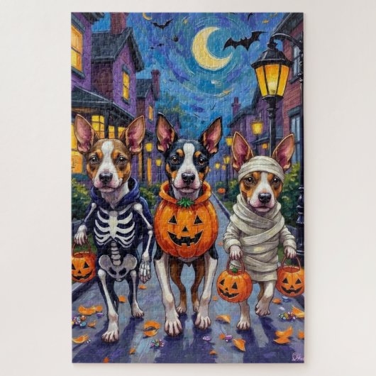 Chesapeake Bay Terrier Hunde Halloween Kostüme Puzzle (Vertikal)