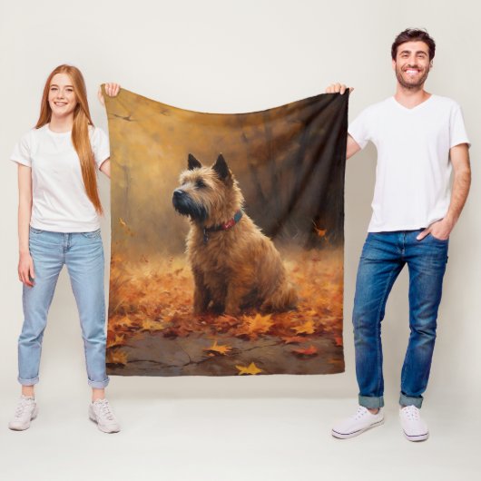 Chesapeake Bay Terrier im Herbst Verlassen Fleecedecke (Beispiel)