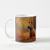 Chesapeake Bay Terrier im Herbst Verlassen Kaffeetasse (Links)