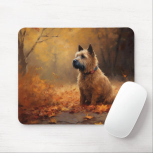 Chesapeake Bay Terrier im Herbst Verlassen Mousepad
