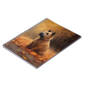 Chesapeake Bay Terrier im Herbst Verlassen Notizblock (Linke Seite)