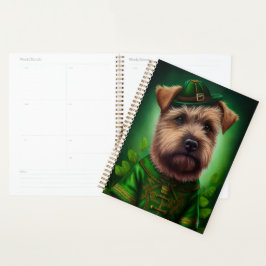 Chesapeake Bay Terrier in St Patrick's Day Dress Planer