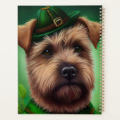 Chesapeake Bay Terrier in St Patrick's Day Dress Planer (Rückseite)