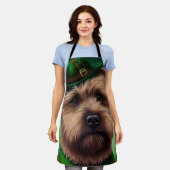 Chesapeake Bay Terrier in St Patrick's Day Dress Schürze (Getragen)